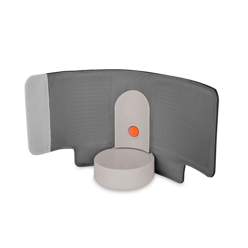 Incalzitor biberoane, Lionelo, ThermUp Go Evo, Portabil, Cu 5 niveluri de incalzire, Cu buton Safety Control, Mentinere caldura pana la 9h, Incarcare USB, Negru
