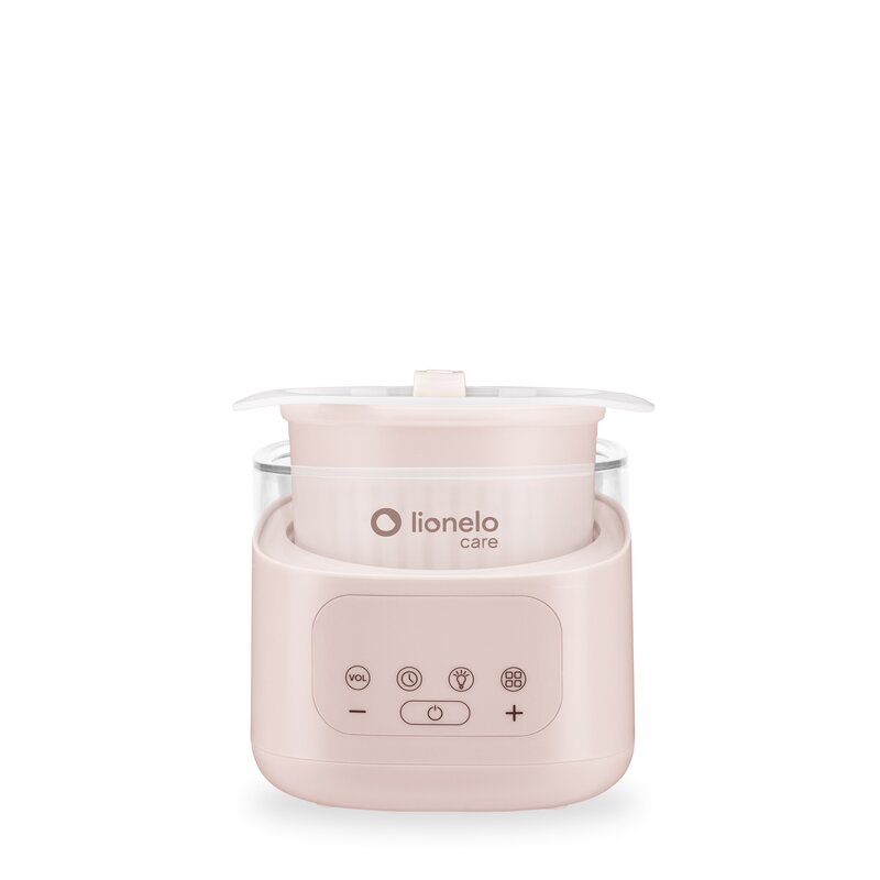 Incalzitor biberoane si sterilizator, Lionelo, ThermUp 4.0, Recipient detasabil, 400 W, 6 moduri de functionare, Functie sterilizare si decongelare, Termostat integrat, Lumina de noapte, Panou tactil, Oprire automata, Placa din otel inoxidabil, Bej