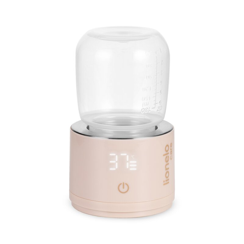Incalzitor portabil, Lionelo, ThermUp Swift, Portabil, Incalzire in 3 minute, Mentinerea temperaturii, 60 W, USB-C, 4 setari de temperatura: 37-50°C, Recipient 180 ml inclus, Rose Gold
