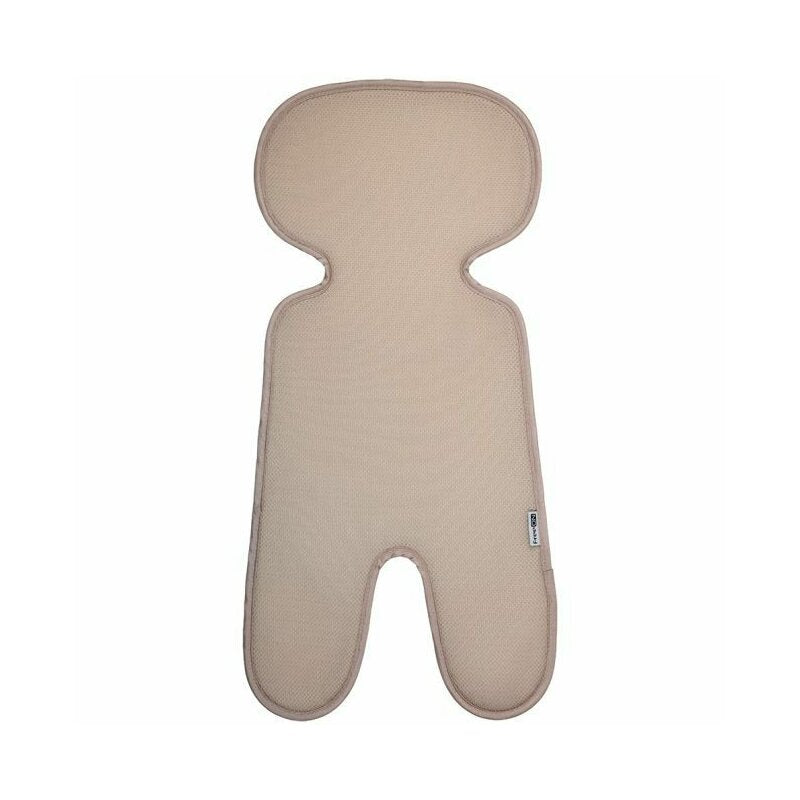 Insert antitranspiratie pentru scaun auto, FreeON, Din plasa respirabila 3D, Universal, Beige