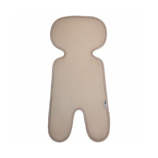 Insert antitranspiratie pentru scaun auto, FreeON, Din plasa respirabila 3D, Universal, Beige