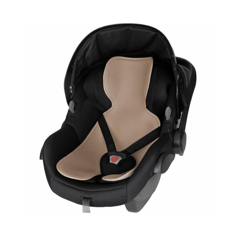 Insert antitranspiratie pentru scaun auto, FreeON, Din plasa respirabila 3D, Universal, Beige