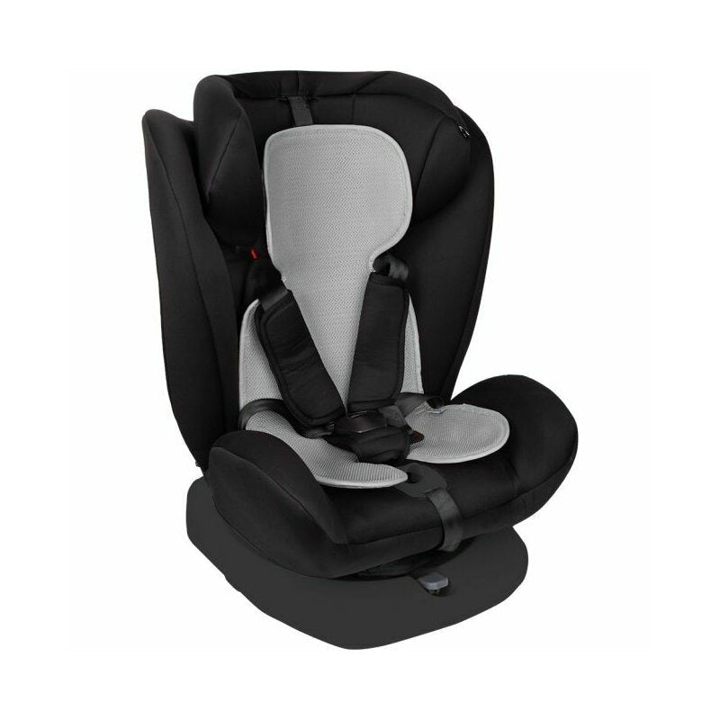 Insert antitranspiratie pentru scaun auto, FreeON, Din plasa respirabila 3D, Universal, Grey