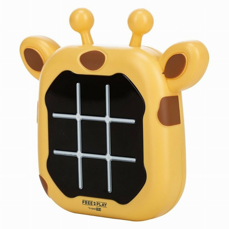 Joc electronic 2 in 1, Free2Play, X si 0, Design girafa, 3 ani +