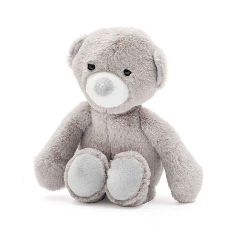 Jucarie din plus, Baby Mix, Bear, Moale, Dezvolta imaginatia si jocul creativ, 20 cm, 0 luni+, Grey