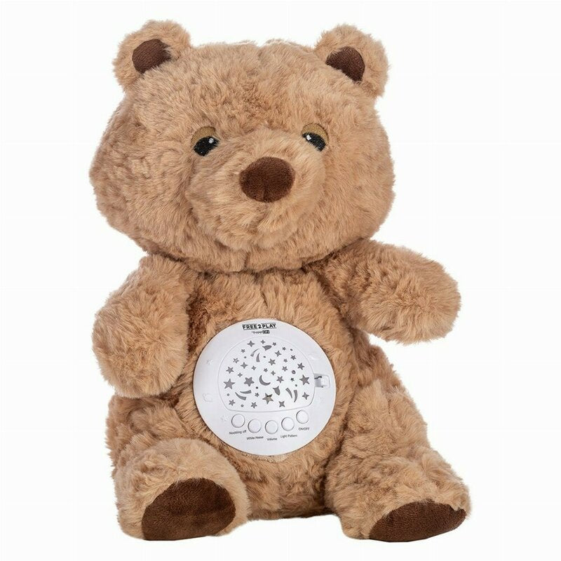 Jucarie multifuncionala, Cu proiector muzical, Free2Play, Din plus, Cu 7 modele de proiectie, Cu sunete si melodii, Bear