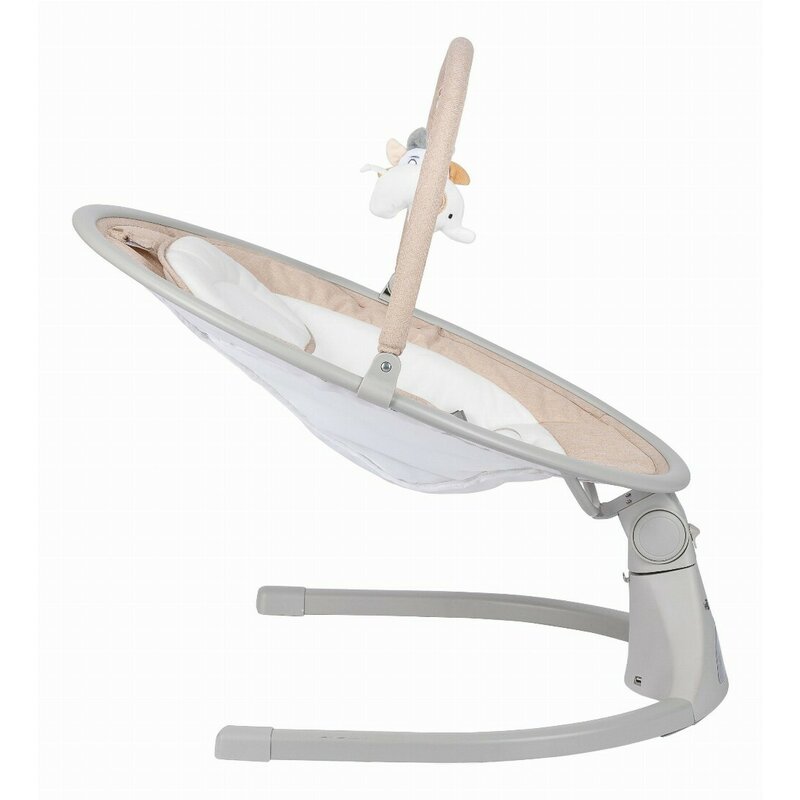 Leagan balansoar, FreeOn, Elite, Cu 12 melodii, 5 viteze de balansare si 3 pozitii de reglare a spatarului, Beige