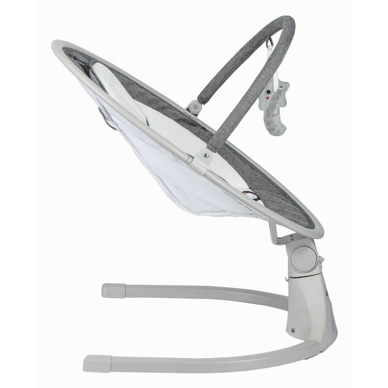 Leagan balansoar, FreeOn, Elite, Cu 12 melodii, 5 viteze de balansare si 3 pozitii de reglare a spatarului, Grey