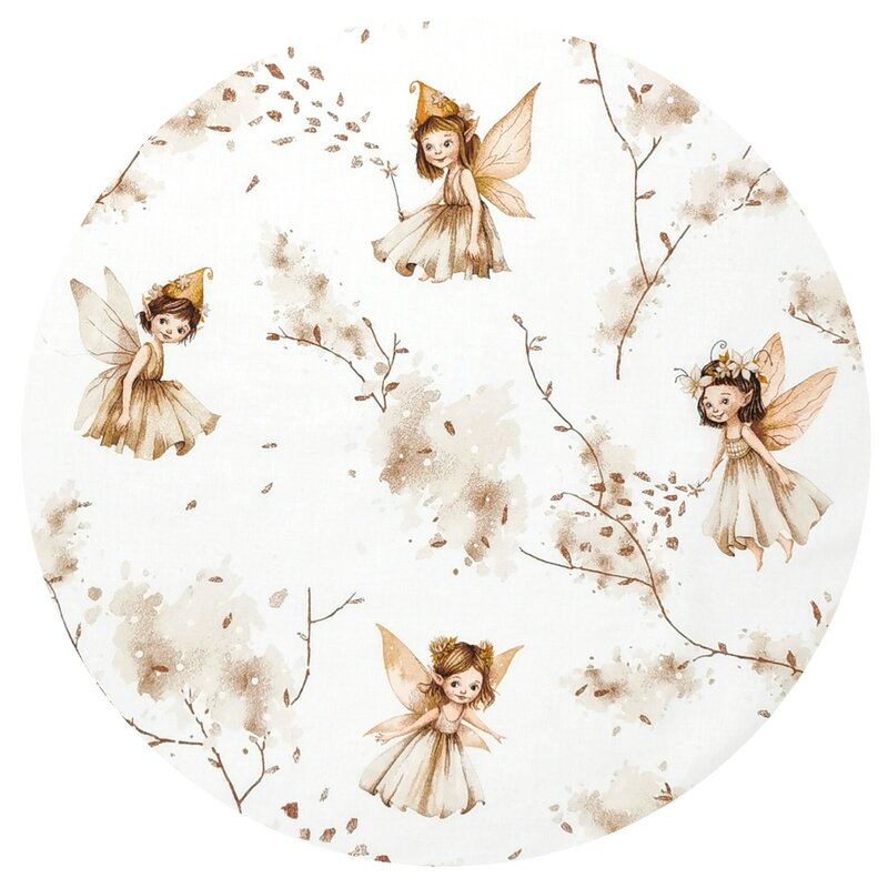 Lenjerie patut cu 3 piese, MimiNu, Pentru patut 120x60 cm, Cu protectie laterala, Din bumbac certificat Oeko Tex Standard 100, Fairy