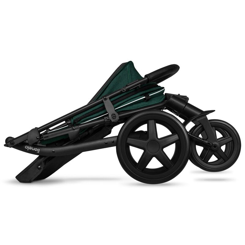 Carucior sport, Lionelo, Annet Plus, De la nastere, Cu accesorii si capotina XXL reglabila, 0 - 22 Kg, Conform cu standardele europene de securitate EN1888-1 si EN1888-2, Verde
