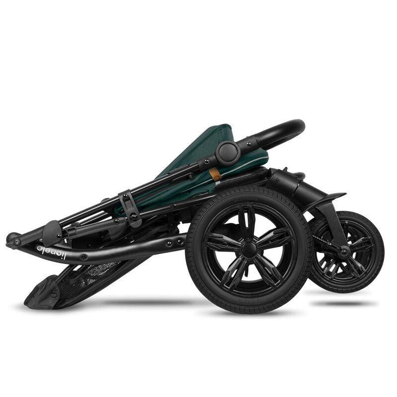 Carucior sport, Lionelo, Annet Tour, De la nastere, Cu capotina impermeabila, Cu filtru UPF 50+, Cu maner reglabil, Plasa de tantari, Suport biberon, Saculet pentru picioare, Pana la 22 kg, Cu certificare TUV, Verde