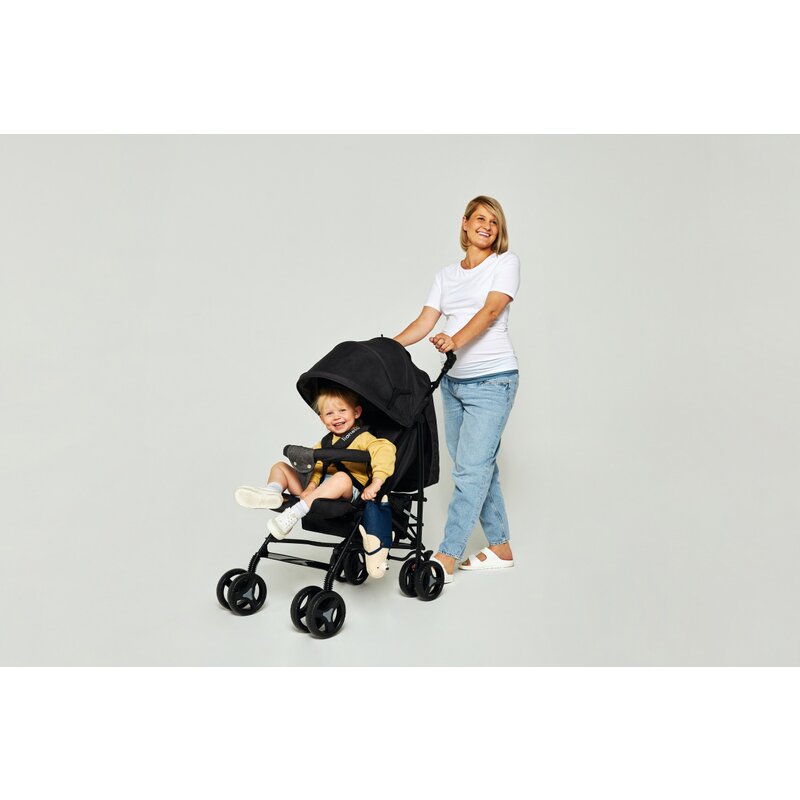 Carucior sport compact, Lionelo, Irma, Spatar ajustabil in 4 pozitii, Suport picioare reglabil, Manere rotative, Pliere tip umbrela, 6- 36 luni, Pana la 15 kg, Conform cu EN1888-1:2018, Roz