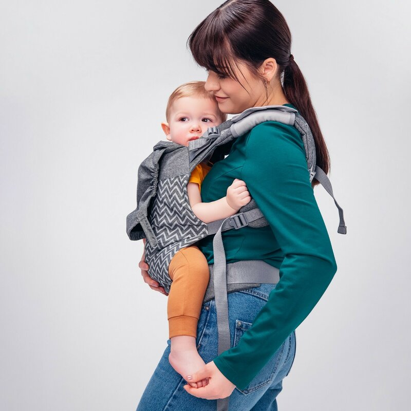 Marsupiu bebe, Lionelo, Margareet, Cu 3 pozitii de transport, Cu gluga, Pana la 20 Kg, Aprobat de Institutul International de Displazie de Sold, Conform cu standardul european de securitate CEN TR 16512, Wave