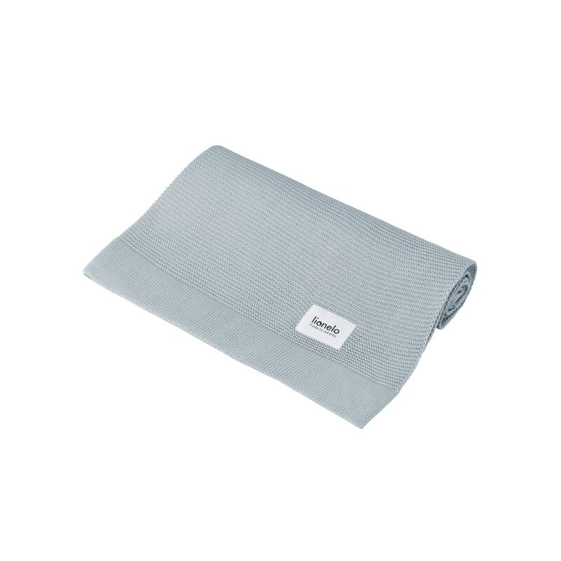 Paturica multifunctionala, Lionelo, Din bambus, Cu proprietati de termoreglare, Antibacteriana, Antifungica, Antialergice, Lavabila la masina de spalat, 100x75 cm, Gri
