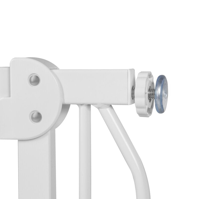 Poarta de siguranta, Lionelo, Truus Slim, Prin presiune, 105 cm, Conform cu standardul europeane de securitate EN1930, Gri/Natur