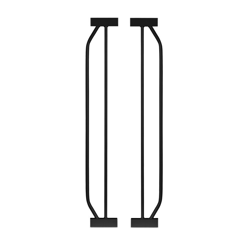 Poarta de siguranta, Lionelo, Truus Slim, Prin presiune, 105 cm, Conform cu standardul europeane de securitate EN1930, Negru/Natur
