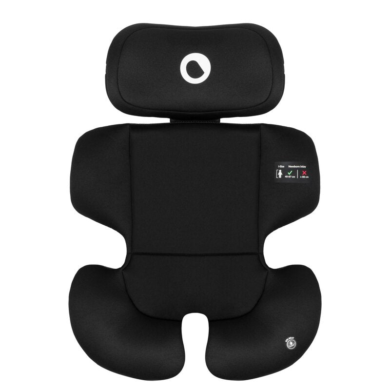 Scaun auto, Lionelo, Bastiaan i-Size, 4 in 1, Protectie laterala, Cu spatar inclinabil in 4 pozitii, Cu tetiera reglabila in 7 pozitii, Rotire 360 grade, Top Tether, 0-36 Kg, 40-150 cm, Cu Isofix, Conform cu ECE R129/03, Negru