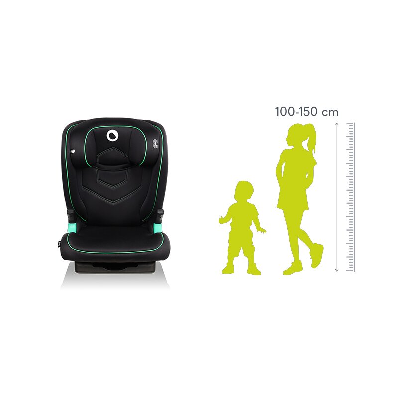 Scaun auto i-Size, Lionelo, Neal, Spatar reglabil in 3 pozitii, Tetiera in 14 pozitii, Suport sticla inclus, 15-36 Kg, 100-150 cm, Cu Isofix, Conform ECE R129, Rosu