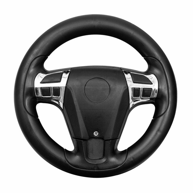 Masinuta de impins, Baby Mix, Racer, Pana la 25 kg, Cu volan, Cu sunete, Cu suport jucarii sub sezut si spatar confortabil, 12 luni+, Black