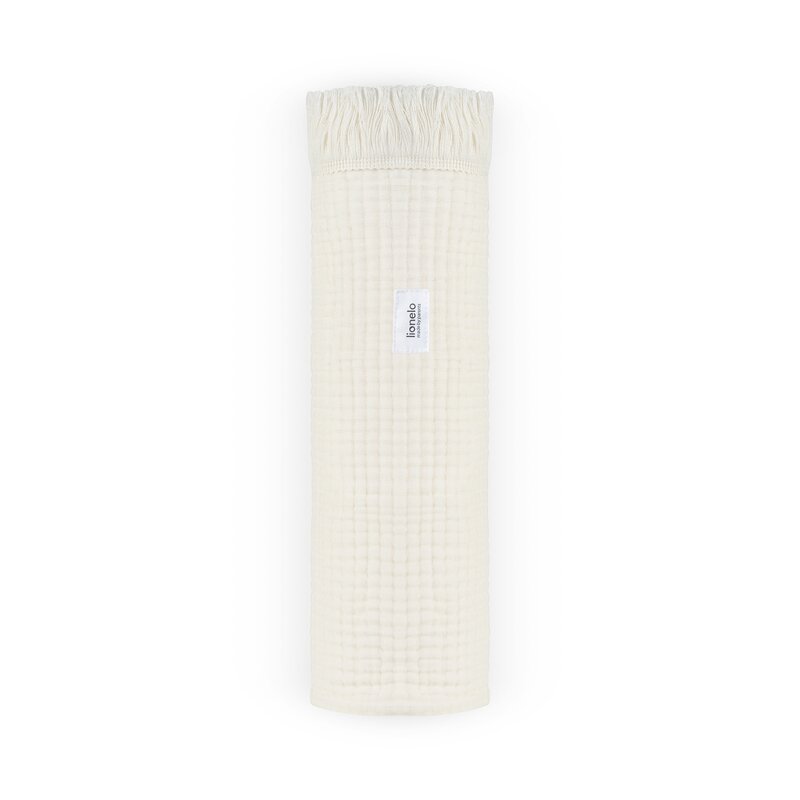Muselina, Lionelo, Din bumbac, Lavabila la masina de spalat, Dimensiune mare 70x100 cm, Bej