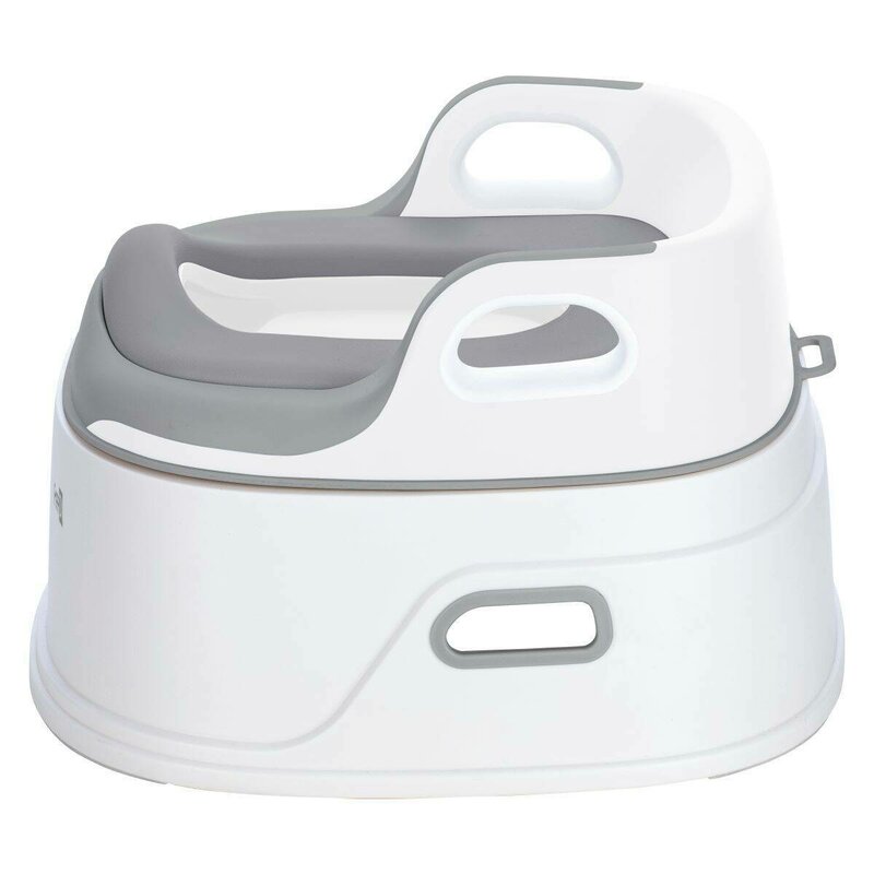 Olita 3 in 1, FreeON, Utilizata atat ca olita, Adaptor pentru toaleta cu manere laterale, Inaltator