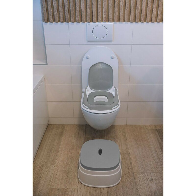 Olita 3 in 1, FreeON, Utilizata atat ca olita, Adaptor pentru toaleta cu manere laterale, Inaltator