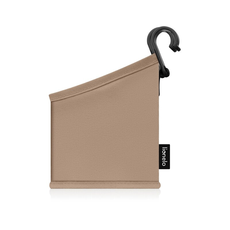 Organizator multifunctional, Lionelo, Sidepocket S, 26x12x15 cm, 2 compartimente, Universal, Constructie ranforsata, Bej
