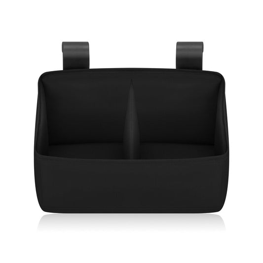 Organizator multifunctional, Lionelo, Sidepocket S, 26x12x15 cm, 2 compartimente, Universal, Constructie ranforsata, Negru