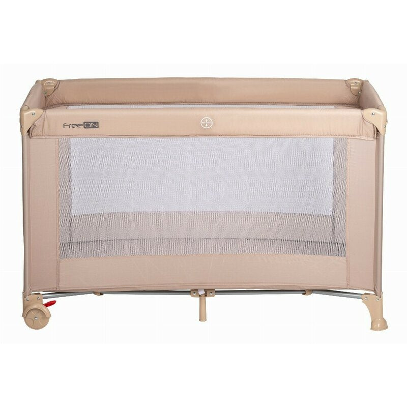 Patut pliant, FreeON, Nap, Cu un nivel, 120x60 cm, Beige