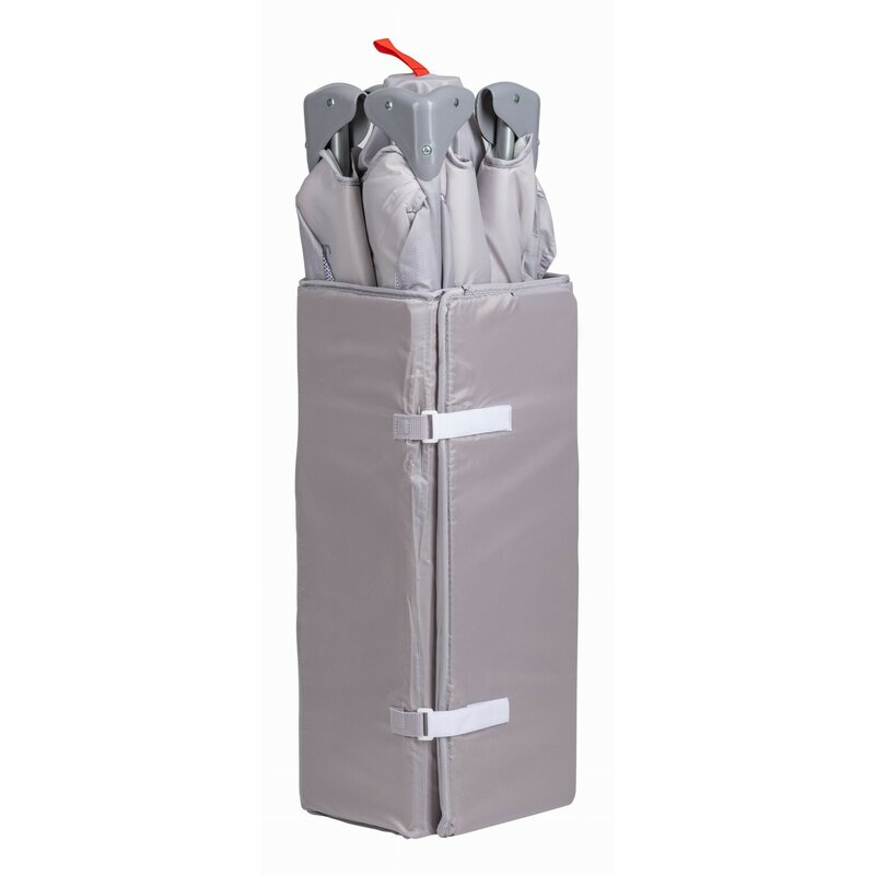 Patut pliant, FreeON, Nap, Cu un nivel, 120x60 cm, Grey