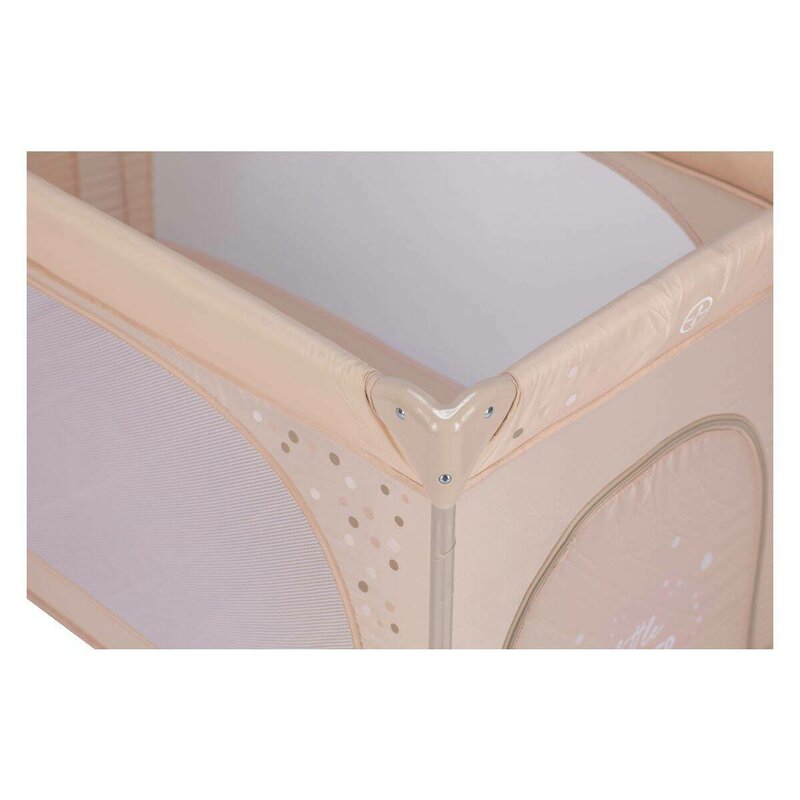 Patut pliant, FreeON, Nook, Cu un nivel, 120x60 cm, Beige