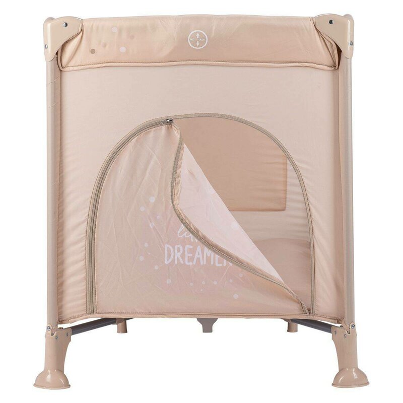 Patut pliant, FreeON, Nook, Cu un nivel, 120x60 cm, Beige