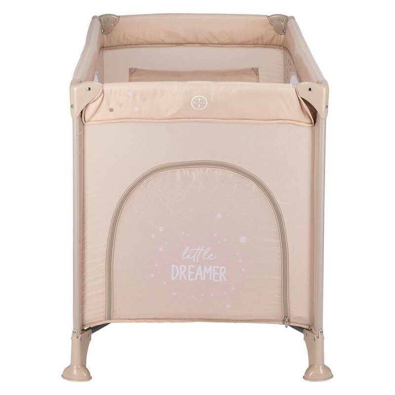 Patut pliant, FreeON, Nook, Cu un nivel, 120x60 cm, Beige