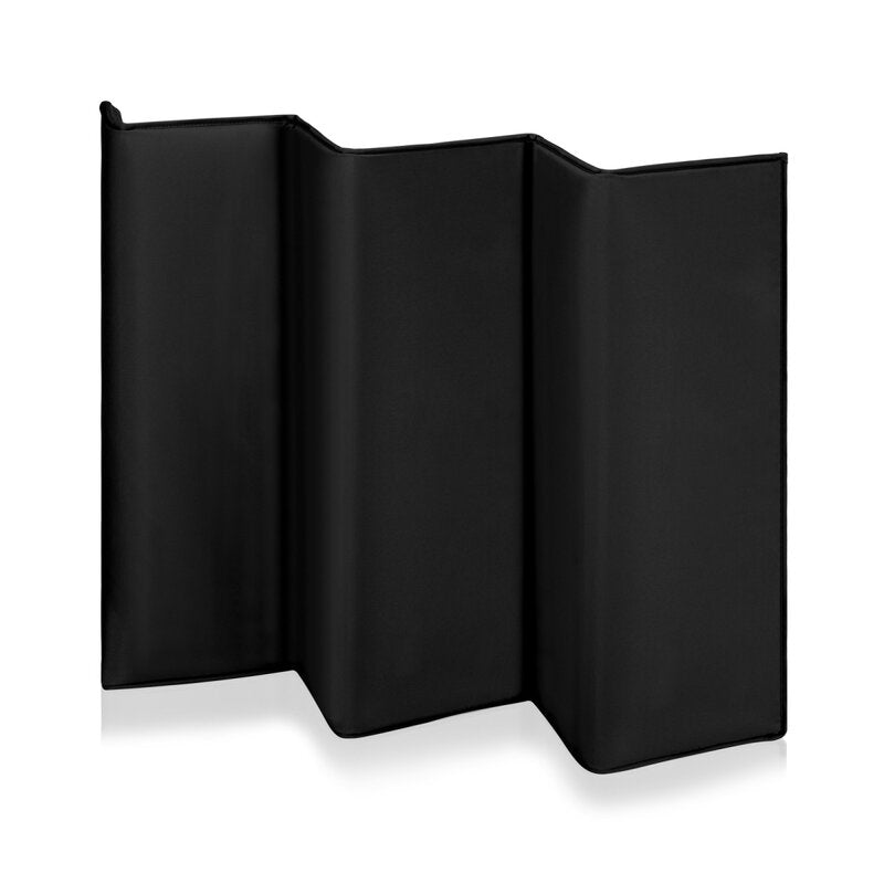 Patut pliant multifunctional, Lionelo, Ellen, Cu laterala culisanta, Nivel suplimentar, Intrare laterala cu fermoar, 2 roti, Saltea pliabila si geanta de transport incluse, 0- 36 luni, Pana la 15 kg, 120x60 cm, Conform cu EN 716, Negru
