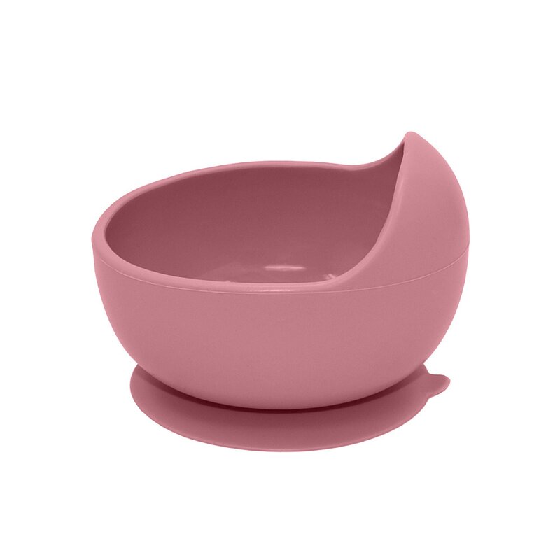 Bol, Petite&Mars, Take&Match, Din silicon, Cu ventuza, Fara BPA, 6 luni+, 350 ml, Roz