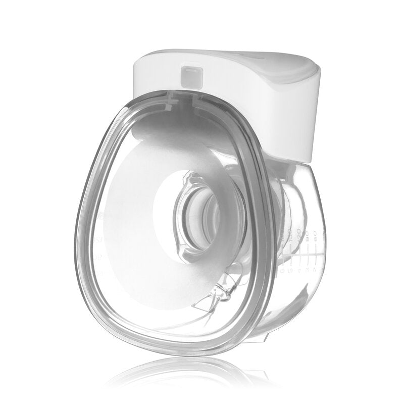 Pompa de san, Lionelo, Fidi Free Lumi, Portabila, Cu accesorii, Hands-free, 9 functii de masaj, Functie iluminare pentru noapte, Fara BPA, Autonomie 3 h, Capacitate 180 ml, Alb