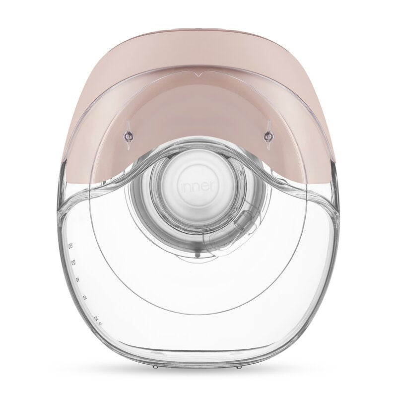Pompa de san, Lionelo, Fidi Free Slim, Portabila, Cu accesorii, Hands-free, Trifazata, Panou control, Autonomie pana la 3 h, 9 functii de masaj, Silentioasa- 40 db, Capacitate 150 ml, Roz
