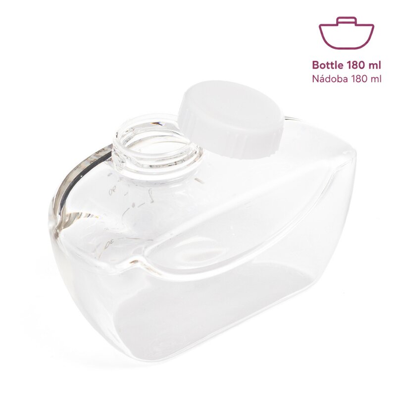 Pompa de san, Petite&Mars, Gaia Duo, Portabila, Cu 3 moduri, Panou control, Autonomie pana la 2.5 h, 9 functii de masaj, Silentioasa- 55db, Capacitate 180 ml, Alb