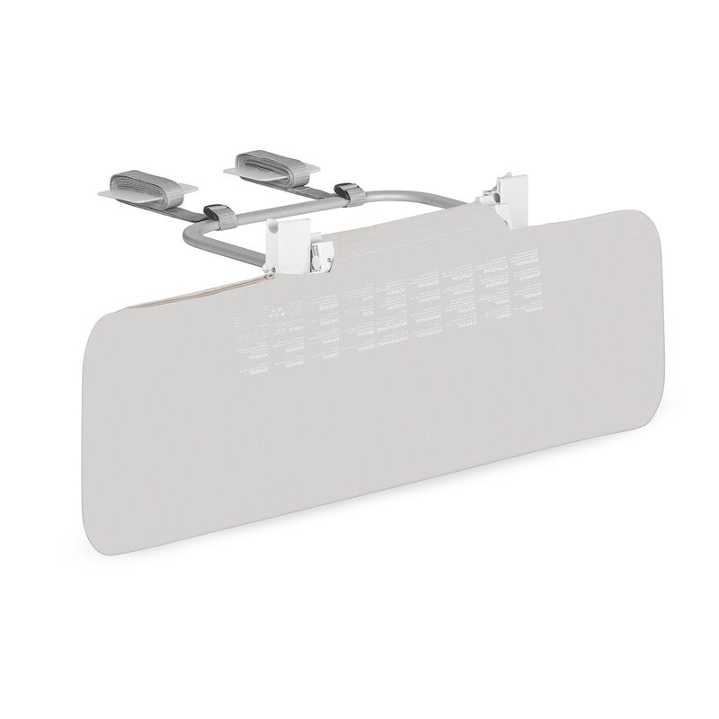 Protectie laterala pat, Lionelo, Lora, Pliabila, Sistem de blocare StandSafe, Geanta de transport inclusa, 105 x 45 cm, Bej