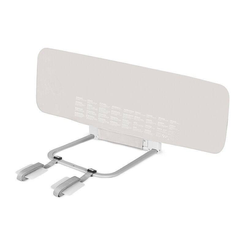 Protectie laterala pat, Lionelo, Lora, Pliabila, Sistem de blocare StandSafe, Geanta de transport inclusa, 105 x 45 cm, Bej