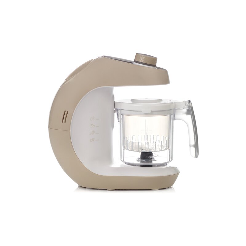 Robot de bucatarie bebelusi CHEFKISS, Jane, 6 functii: gatit la abur, blenduire, decongelare, incalzire, sterilizare, mixare, Cu siguranta sporita si BPA-free