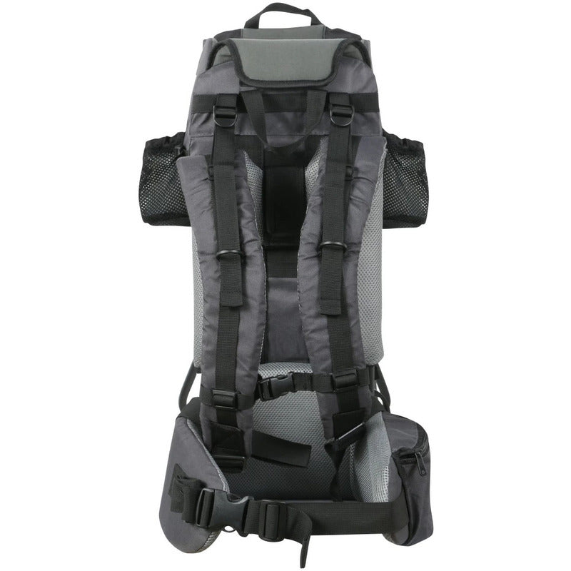 Rucsac pentru transportul copiilor, FreeON, Mount, Cu acoperis, Cu multiple compartimente, 87.5 x 38 x 77 cm, Conform cu standardul european de securitate EN 13209-1:2022, Grey