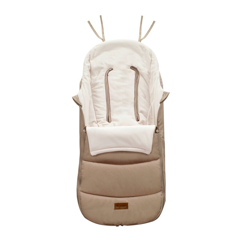 Sac de iarna, Jane, Dart, Pentru carucior, Universal, 13 x 45 x 93 cm, Material exterior hidrofug, Coal