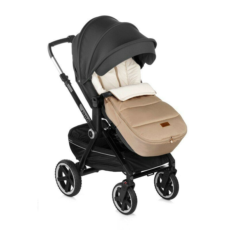 Sac de iarna, Jane, Dart, Pentru carucior, Universal, 13 x 45 x 93 cm, Material exterior hidrofug, Desert