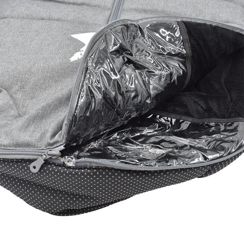 Sac de iarna, Jane, Nest, Pentru carucior, Universal, 95 x 46 cm, Material interior din fleece, Seal