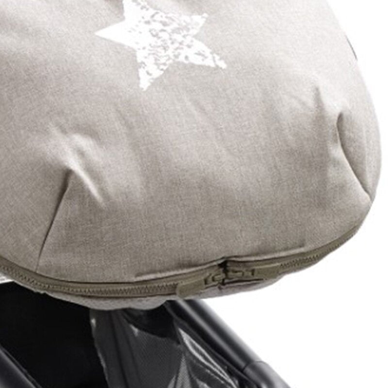 Sac de iarna, Jane, Nest, Pentru carucior, Universal, 95 x 46 cm, Material interior din fleece, Sesame