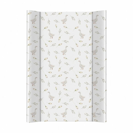 Saltea de infasat, Ceba Baby, Basic, 50x70 cm, Cu intaritura, Pentru comode, masute de infasat si patuturi, Fara BPA, 0 luni+, Goose