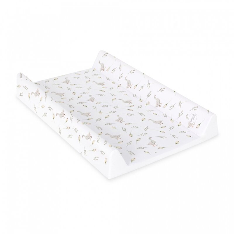 Saltea de infasat, Ceba Baby, Basic, 50x70 cm, Cu intaritura, Pentru comode, masute de infasat si patuturi, Fara BPA, 0 luni+, Goose