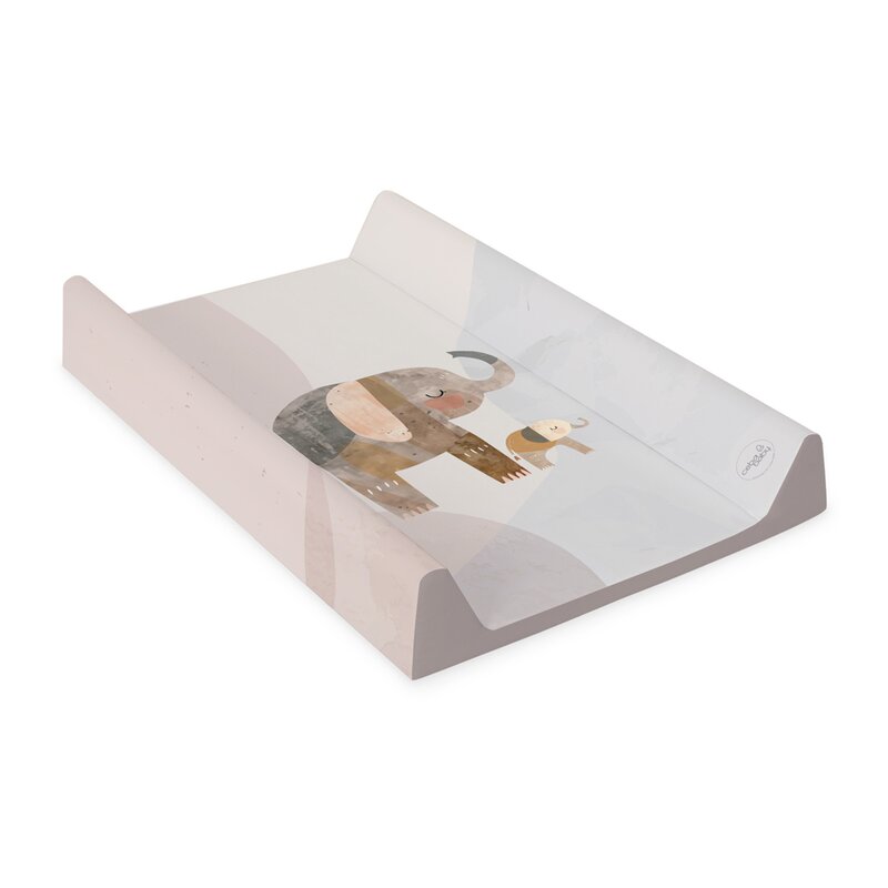 Saltea de infasat, Ceba Baby, Cu Intaritura, Pentru comode, masute de infasat si patuturi, 50x70 cm, Fara BPA, Certificata Oeko-Tex Standard 100, 0 luni+, Ultra Light Cosy Hippo