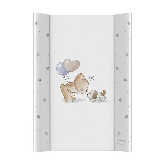 Saltea de infasat, Ceba Baby, Cu Intaritura, Pentru comode, masute de infasat si patuturi, 50x70 cm, Fara BPA, Certificata Oeko-Tex Standard 100, 0 luni+, Ultra Light Friends Forever